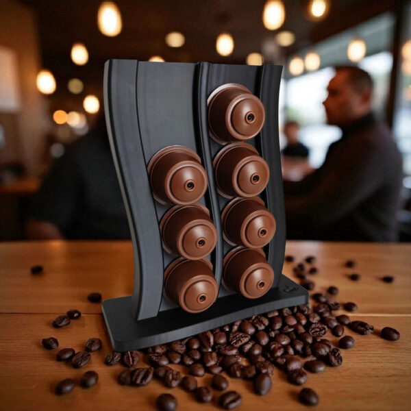 Капсульна стійка Coffee Capsule Dock — вертикальний органайзер для капсул Dolce Gusto, кавової зони, кухні та офісу