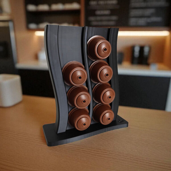 Капсульна стійка Coffee Capsule Dock — вертикальний органайзер для капсул Dolce Gusto, кавової зони, кухні та офісу