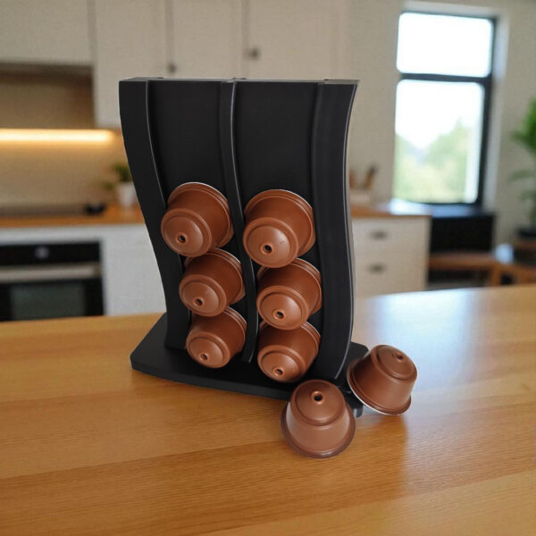 Капсульна стійка Coffee Capsule Dock — вертикальний органайзер для капсул Dolce Gusto, кавової зони, кухні та офісу