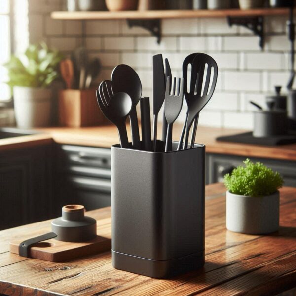 Кухонний органайзер EdgeForm Utensil Box — прямокутна підставка для ложок, лопаток, вінчиків, ножів та кухонного приладдя