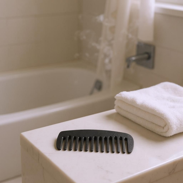 Гребінець для волосся Daily Care Comb з екологічного пластику — мінімалістичний аксесуар для щоденного догляду, ванної кімнати та подорожей