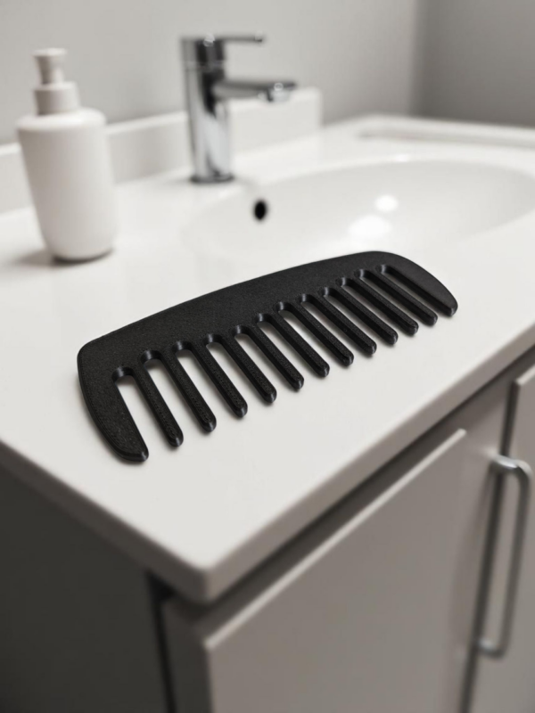 Гребінець для волосся Daily Care Comb з екологічного пластику — мінімалістичний аксесуар для щоденного догляду, ванної кімнати та подорожей