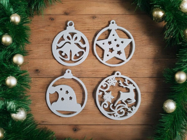 7015253363_elochnye-igrushki-s.jpg Ажурні ялинкові підвіски Winter Ornament Set з екологічного пластику — новорічні прикраси для ялинки, подарунків, фотозон та святкового декору