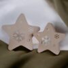 Новорічна зірка Snow Star Decor з екологічного пластику — декоративна фігура зі сніжинкою для ялинки, святкового інтер’єру та фотозони