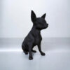 Статуетка чихуахуа Mini Chihuahua Decor — декоративна фігурка собаки з екологічного пластику для дому, офісу та подарунка