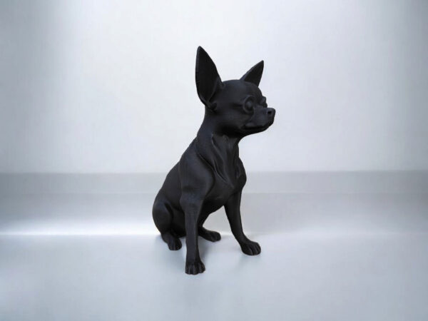 Статуетка чихуахуа Mini Chihuahua Decor — декоративна фігурка собаки з екологічного пластику для дому, офісу та подарунка
