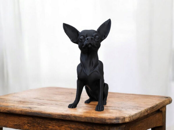 Статуетка чихуахуа Mini Chihuahua Decor — декоративна фігурка собаки з екологічного пластику для дому, офісу та подарунка