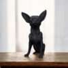 Статуетка чихуахуа Mini Chihuahua Decor — декоративна фігурка собаки з екологічного пластику для дому, офісу та подарунка
