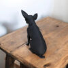 Статуетка чихуахуа Mini Chihuahua Decor — декоративна фігурка собаки з екологічного пластику для дому, офісу та подарунка