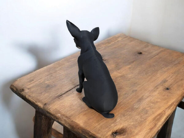 Статуетка чихуахуа Mini Chihuahua Decor — декоративна фігурка собаки з екологічного пластику для дому, офісу та подарунка