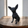 Статуетка чихуахуа Mini Chihuahua Decor — декоративна фігурка собаки з екологічного пластику для дому, офісу та подарунка