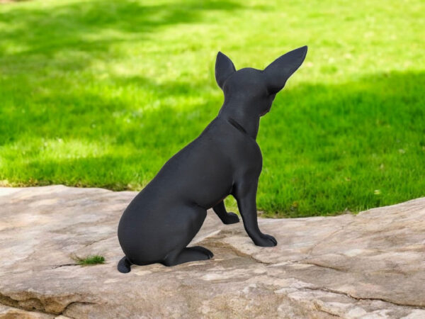 Статуетка чихуахуа Mini Chihuahua Decor — декоративна фігурка собаки з екологічного пластику для дому, офісу та подарунка