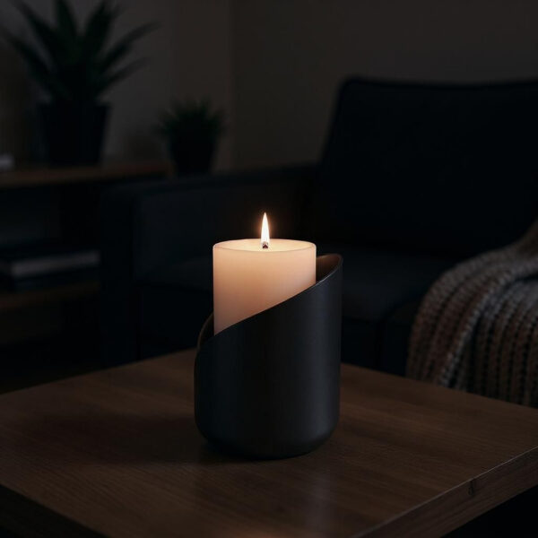 Хвилястий підсвічник Wave Candle Stand — декоративний тримач для циліндричної свічки, сучасного інтер’єру, затишку та подарунка