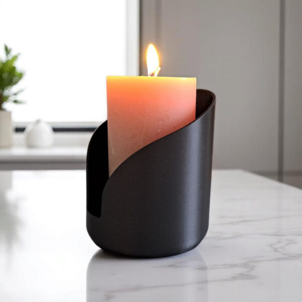 Хвилястий підсвічник Wave Candle Stand — декоративний тримач для циліндричної свічки, сучасного інтер’єру, затишку та подарунка