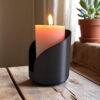 Хвилястий підсвічник Wave Candle Stand — декоративний тримач для циліндричної свічки, сучасного інтер’єру, затишку та подарунка