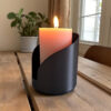 Хвилястий підсвічник Wave Candle Stand — декоративний тримач для циліндричної свічки, сучасного інтер’єру, затишку та подарунка