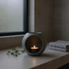 Круглий підсвічник Luna Dome Tealight — сферичний декоративний свічник для чайної свічки, затишного інтер’єру та м’якого світла