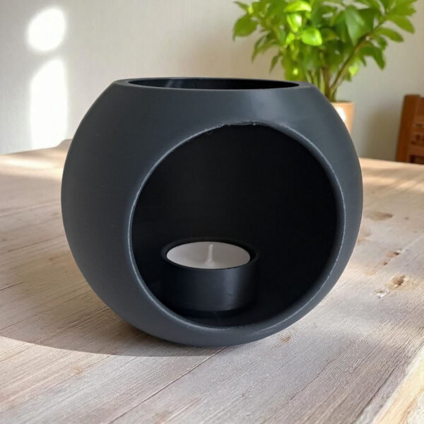 Круглий підсвічник Luna Dome Tealight — сферичний декоративний свічник для чайної свічки, затишного інтер’єру та м’якого світла