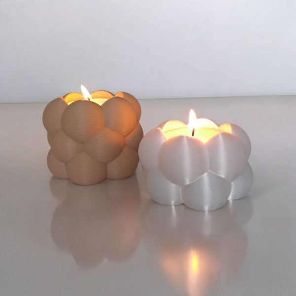 7022837582_dekorativnyj-podsvechnik-v.png Підсвічник-квітка Bloom Tealight Decor — об’ємний декоративний свічник для чайної свічки, затишного інтер’єру та подарунка