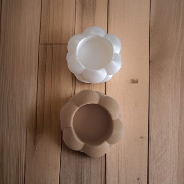 7022837591_dekorativnyj-podsvechnik-v.png Підсвічник-квітка Bloom Tealight Decor — об’ємний декоративний свічник для чайної свічки, затишного інтер’єру та подарунка