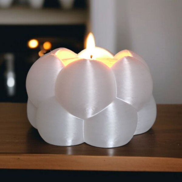 7022837597_dekorativnyj-podsvechnik-v.png Підсвічник-квітка Bloom Tealight Decor — об’ємний декоративний свічник для чайної свічки, затишного інтер’єру та подарунка