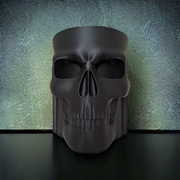 7026239462_dekorativnyj-ohladitel-derzhatel-dlya.png Тримач-охолоджувач для пляшки Череп Skull Bottle Cooler — декоративна підставка для напоїв, сервірування столу, вечірок, фотозон та подарунка