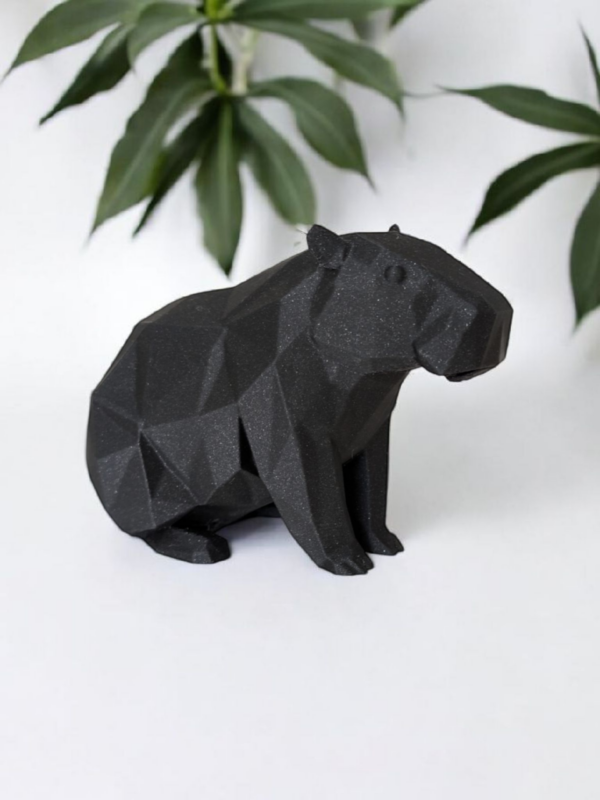 7027242570_dekorativnaya-statuetka-kapibary.png Декоративна статуетка капібари Capybara Geo Decor — геометрична фігурка тварини для дому та подарунка
