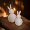 Декоративні фігурки зайчиків Bunny Duo Decor — мінімалістичний декор для дому, дитячої кімнати та Великодня