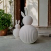 Декоративні фігурки зайчиків Bunny Duo Decor — мінімалістичний декор для дому, дитячої кімнати та Великодня