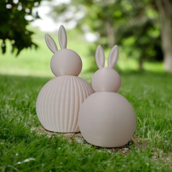 Декоративні фігурки зайчиків Bunny Duo Decor — мінімалістичний декор для дому, дитячої кімнати та Великодня