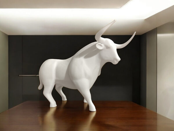 Декоративна статуетка бика Bull Power Decor — фігурка для офісу, кабінету та подарунка