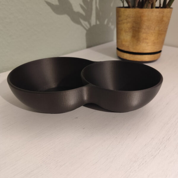 Duo Snack Dish — подвійна миска для фісташок, горіхів, снеків та шкаралупи