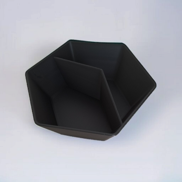7124606564_dvojnaya-miska-dlya.png Snack Split — секційна шестикутна миска для снеків, горіхів та ягід