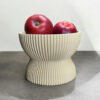 7125766936_miska-dekorativnaya-relefnaya.jpg Ribbed Elegance Bowl — декоративна миска з рельєфними лініями для фруктів, солодощів та інтер’єру