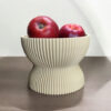 7125766938_miska-dekorativnaya-relefnaya.jpg Ribbed Elegance Bowl — декоративна миска з рельєфними лініями для фруктів, солодощів та інтер’єру