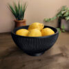 7125846879_miska-dekorativnaya-relefnaya.jpg Relief Line Bowl — декоративна миска з рельєфною текстурою для фруктів, овочів та солодощів