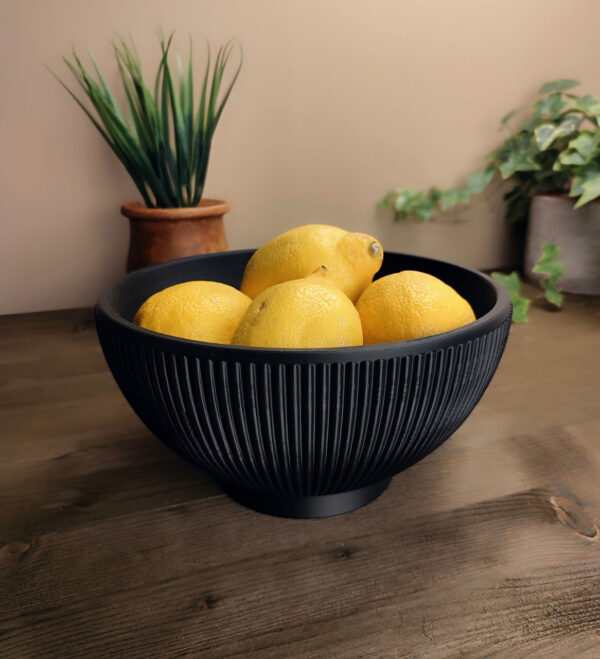 7125846879_miska-dekorativnaya-relefnaya.jpg Relief Line Bowl — декоративна миска з рельєфною текстурою для фруктів, овочів та солодощів