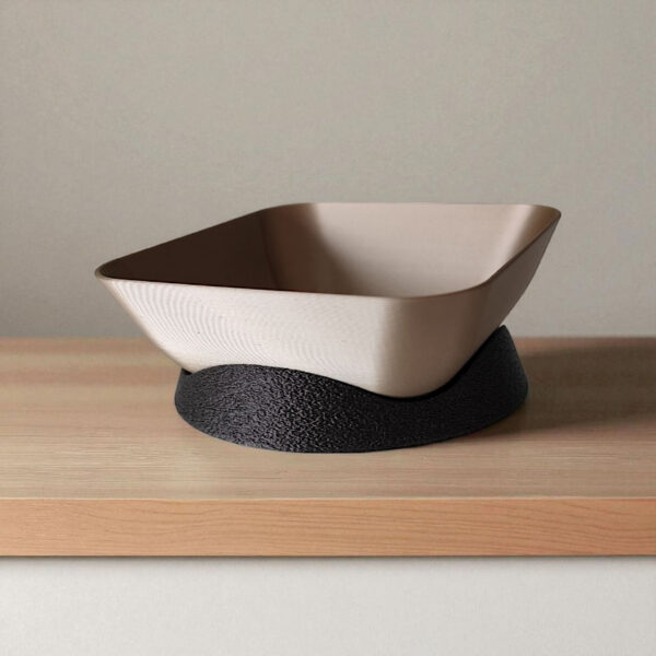 Square Stand Bowl — декоративна чаша на підставці для снеків, горіхів та сервірування