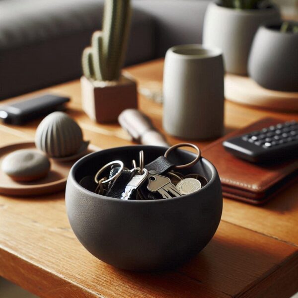Deep Round Bowl — глибока кругла миска для ключів, прикрас, фруктів та декору