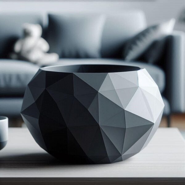 Crystal Stone — декоративне кашпо у формі кристала для орхідей, сукулентів та інтер’єру
