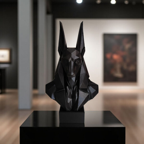 Декоративний бюст Анубіса Anubis Bust — сучасна єгипетська статуетка для дому та офісу