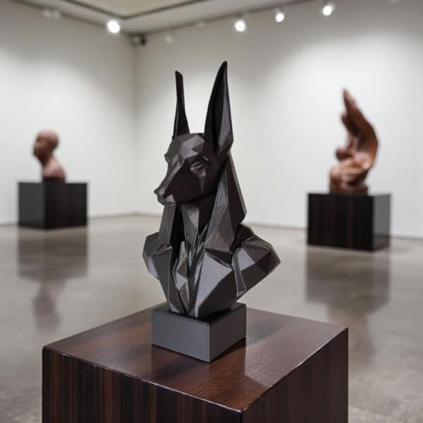 Декоративний бюст Анубіса Anubis Bust — сучасна єгипетська статуетка для дому та офісу